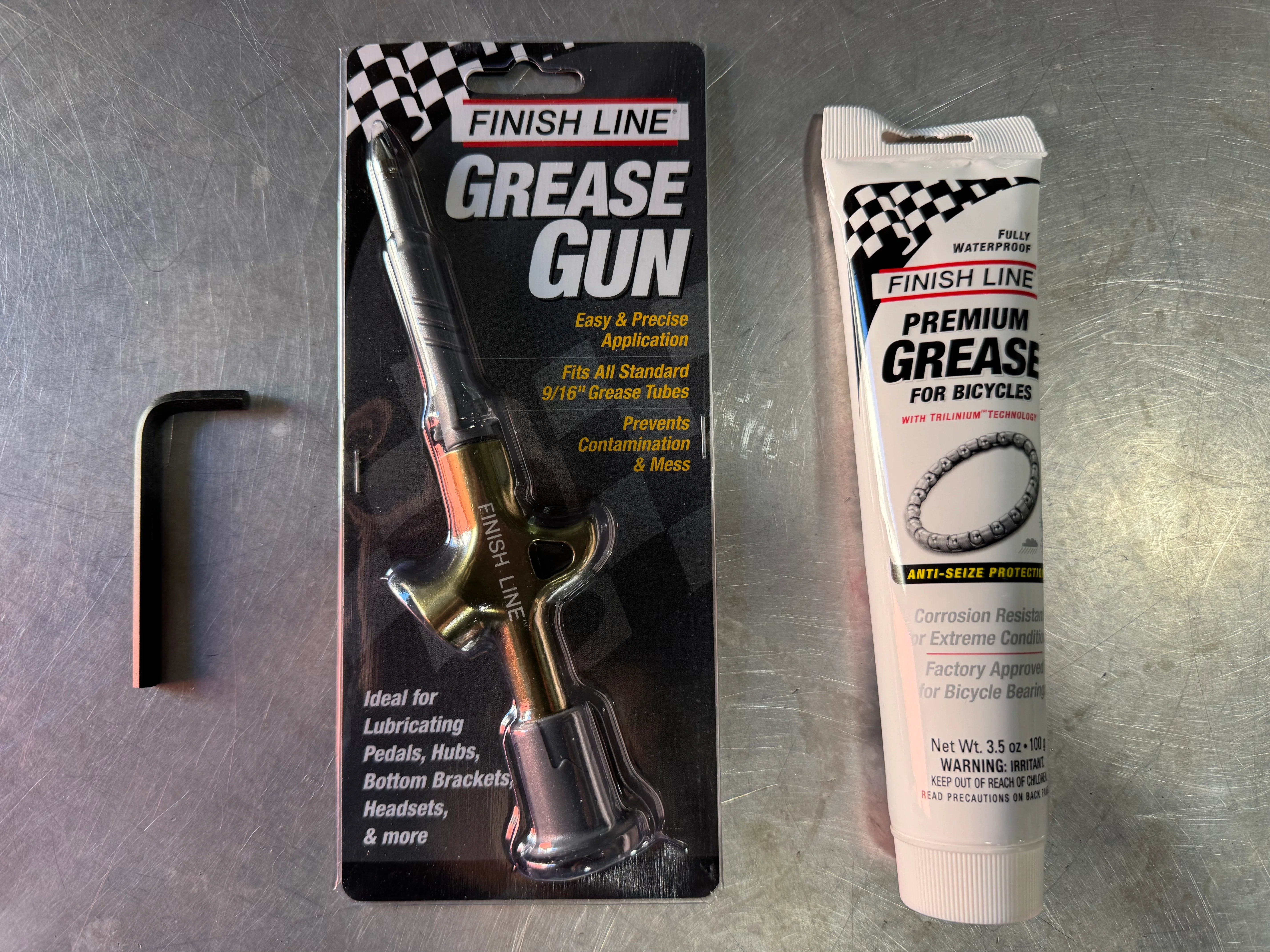 grease or anti seize pedals Finish Line Lubrication Kit for ProPel