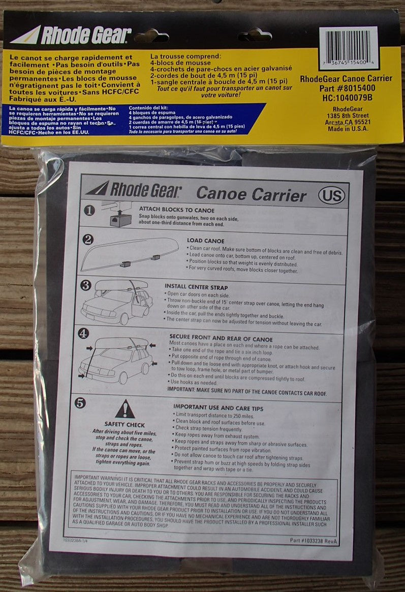 Cartop Canoe Carrier