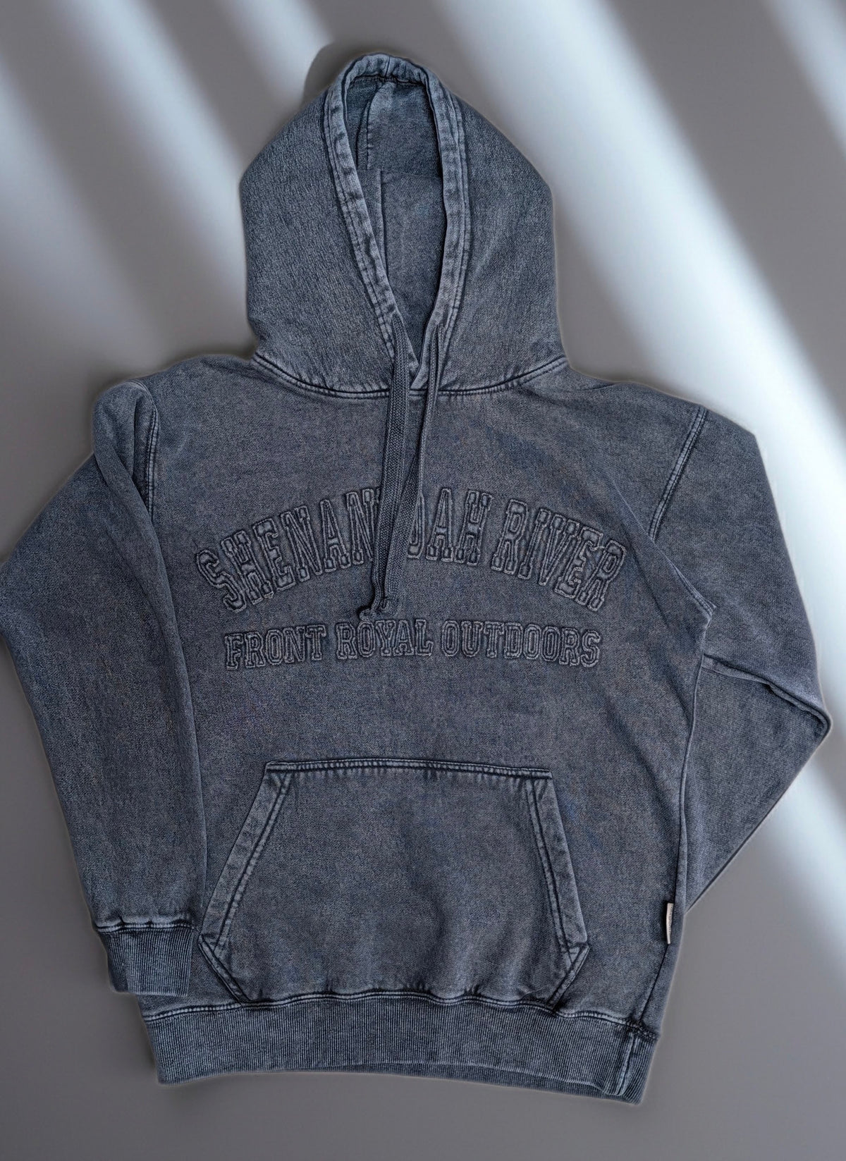 Washed Denim Sweatshirt