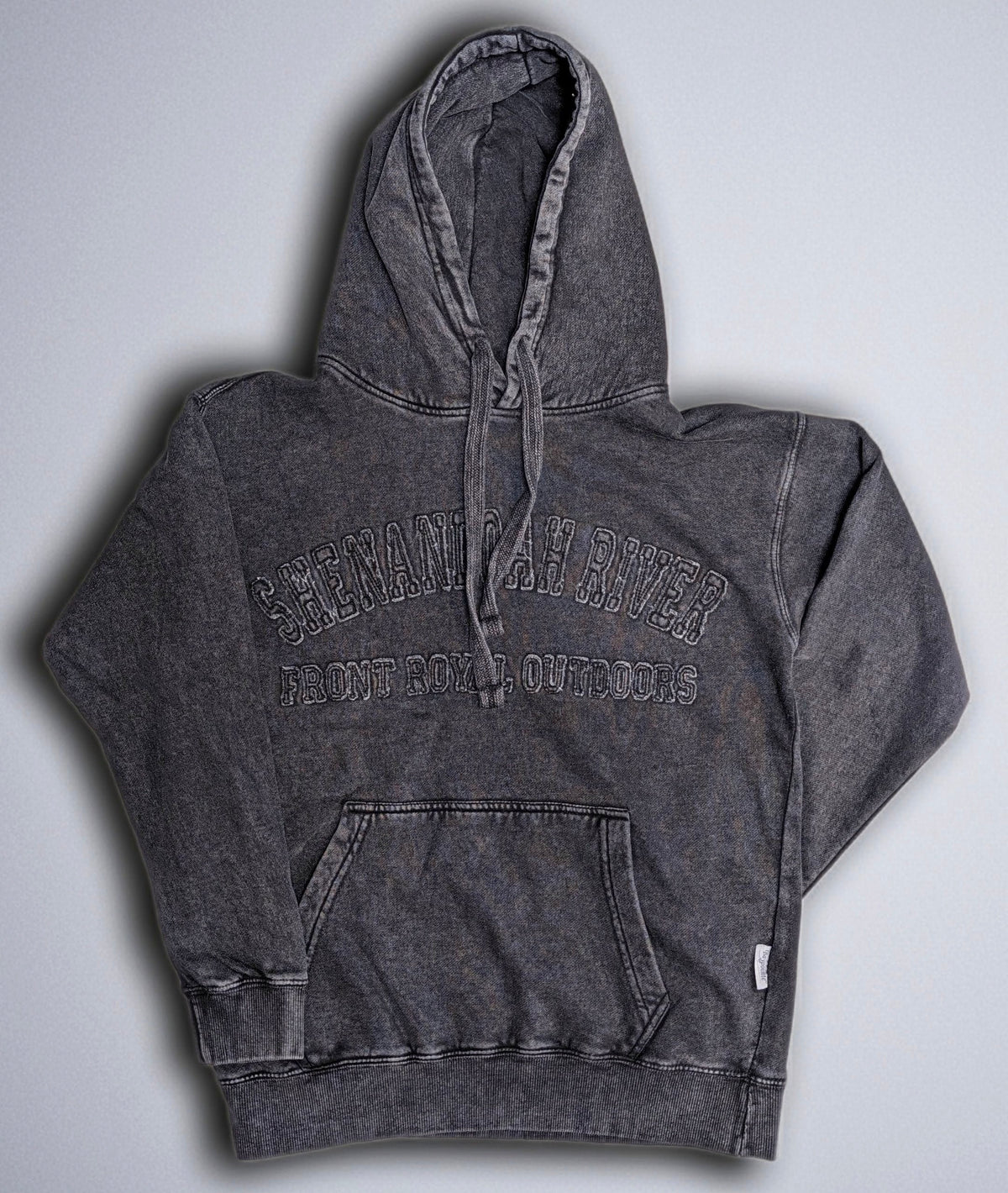 Washed Denim Sweatshirt