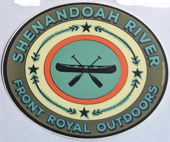 Green Arrows Canoe Sticker