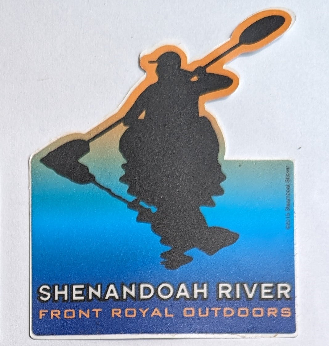 Paddler Kayak Cutout Sticker