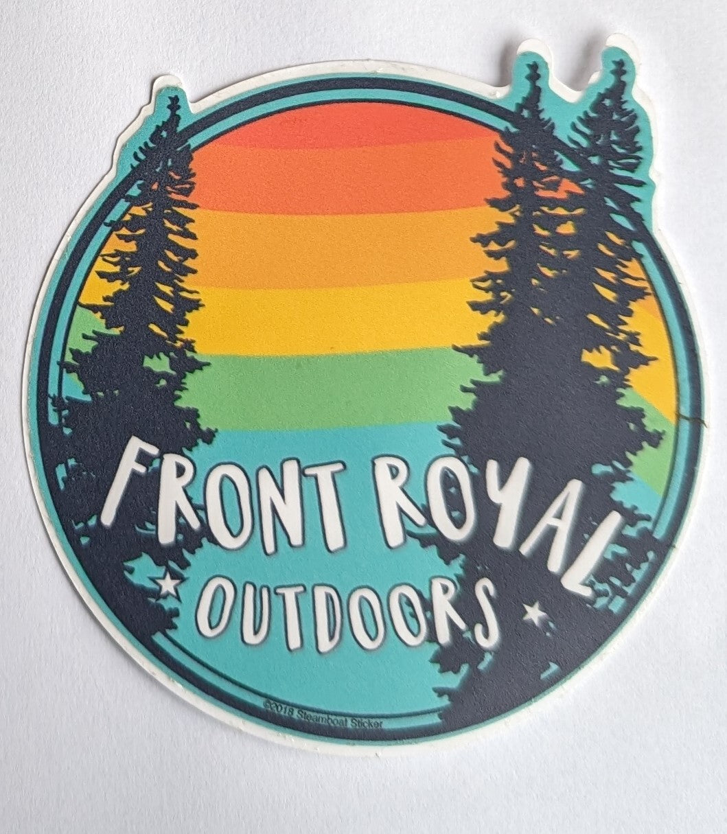 Vintage Pines Sticker