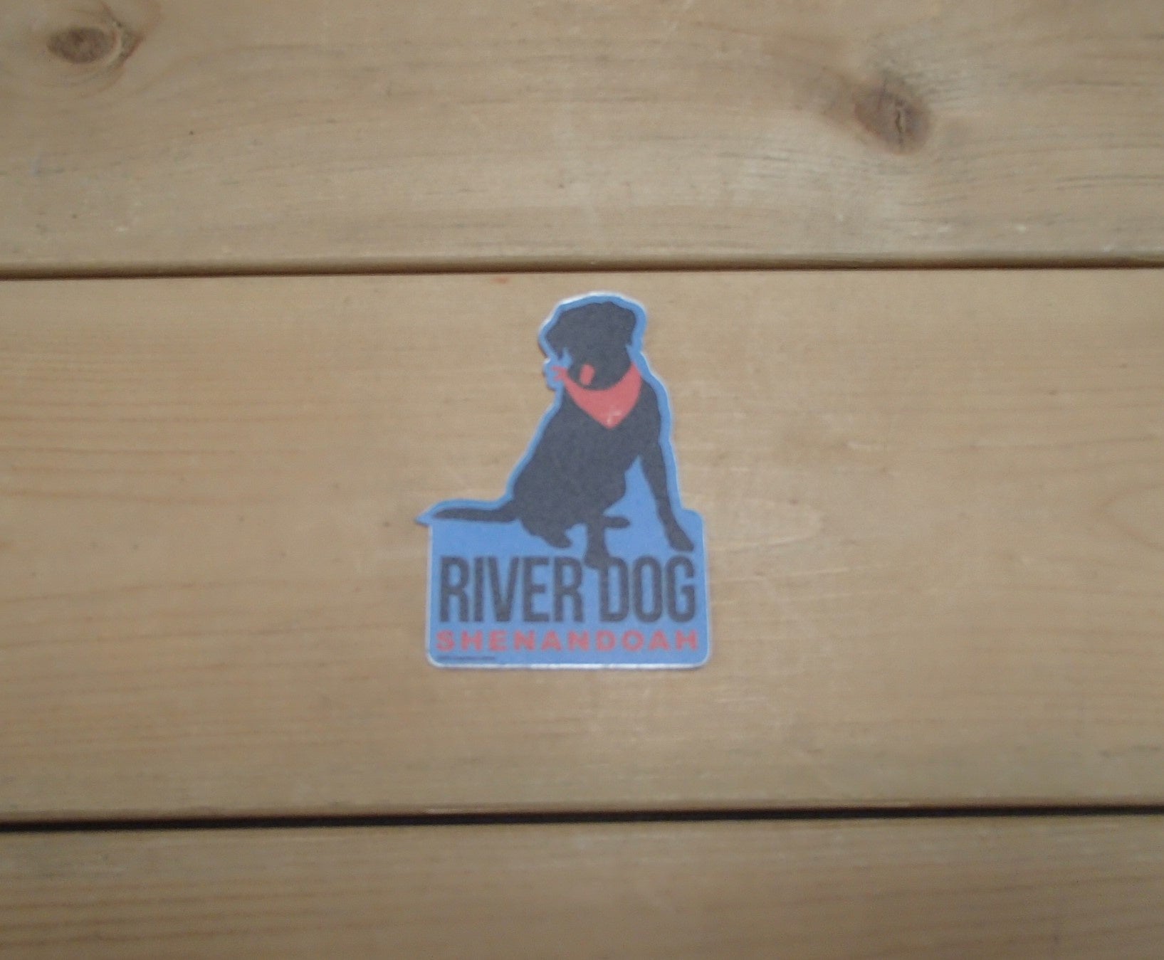 River Dog Small Sticker