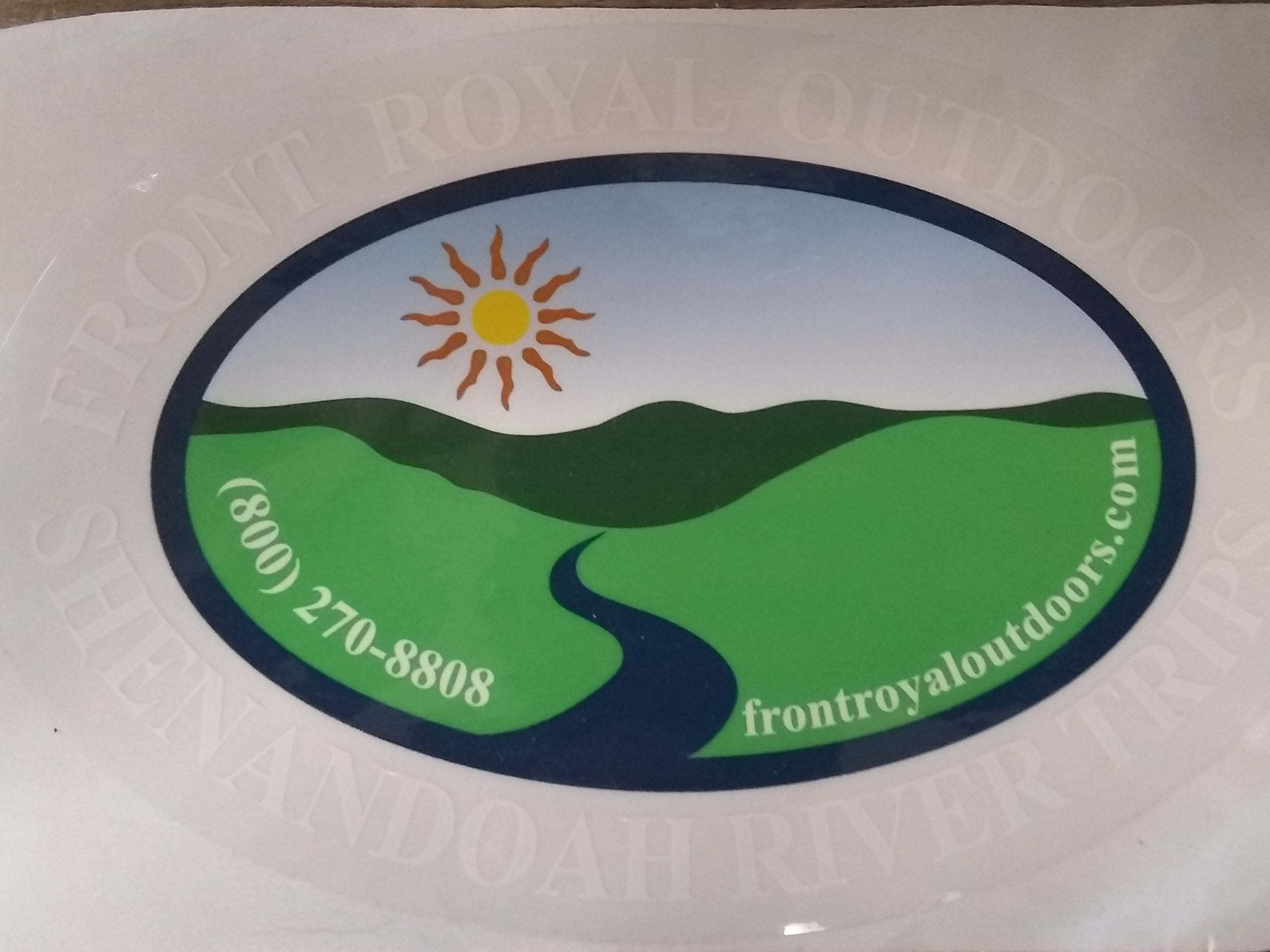 FRO Logo Boat Label Sticker